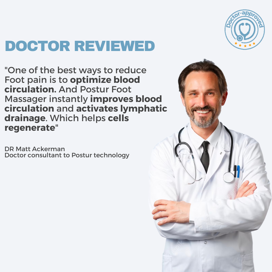 Masajeador de Pies NEMS  - Para un Alivio Duradero Del Dolor de Pies