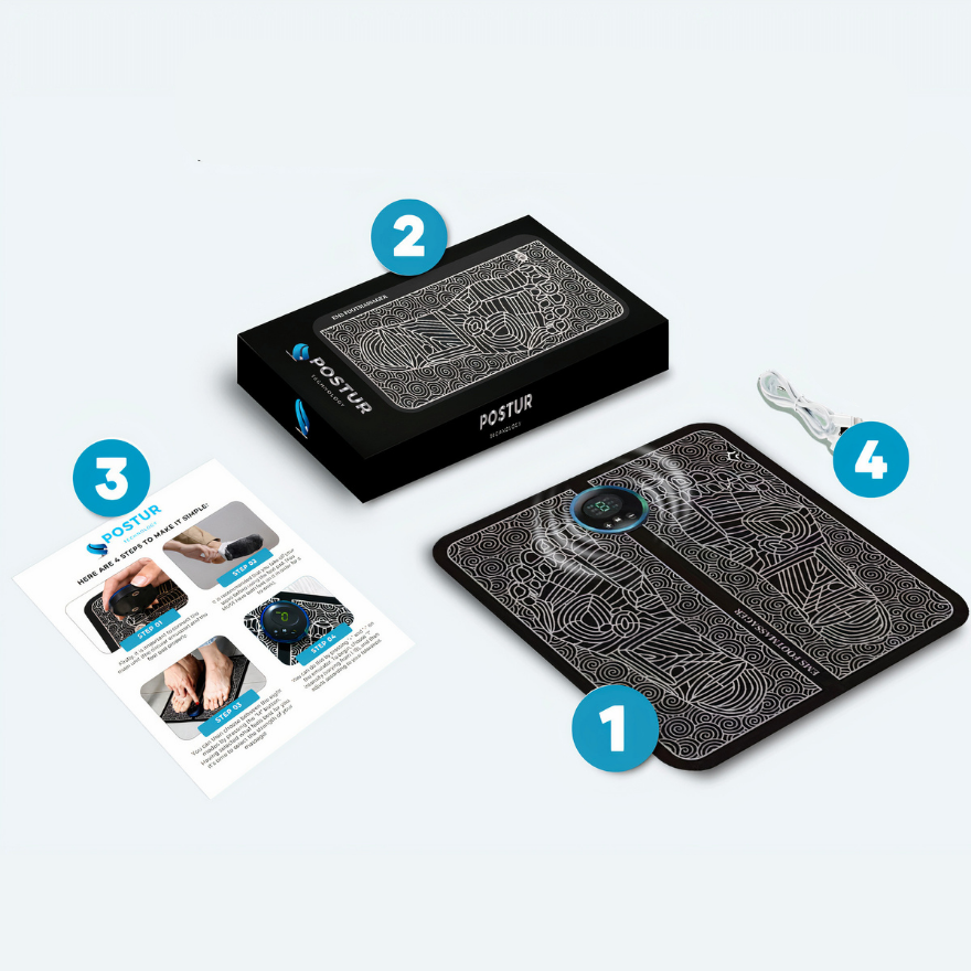 Masajeador de Pies NEMS  ~ Para un Alivio Duradero Del Dolor de Pies